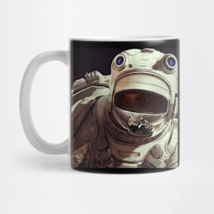 Astronaut in space closeup Mug